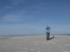 Mom snaps a photo at White Sands